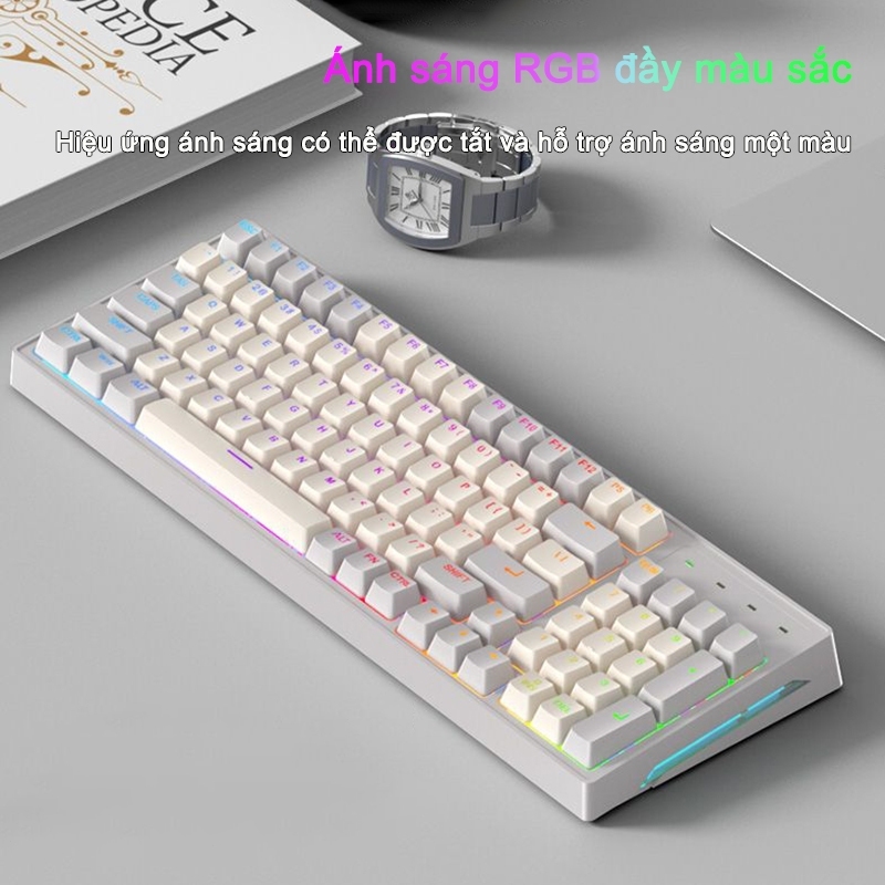 XUNFOX Bàn Phím và Chuột Không Dây Gaming Bluetooth 2.4G LED RGB Bàn Phím Không Dây Máy Tính | BigBuy360 - bigbuy360.vn