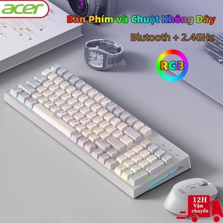 Bàn Phím và Chuột Không Dây Gaming Blutooth 2.4G LED RGB Bàn Phím Không Dây Máy Tính