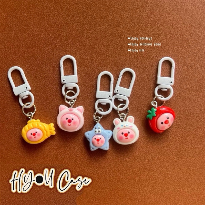 Móc khoá Loopy ruby phong cách hoạt hình bestie