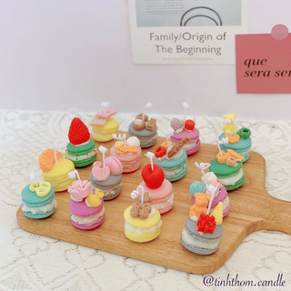 NẾN THƠM TẠO HÌNH BÁNH MACAROON