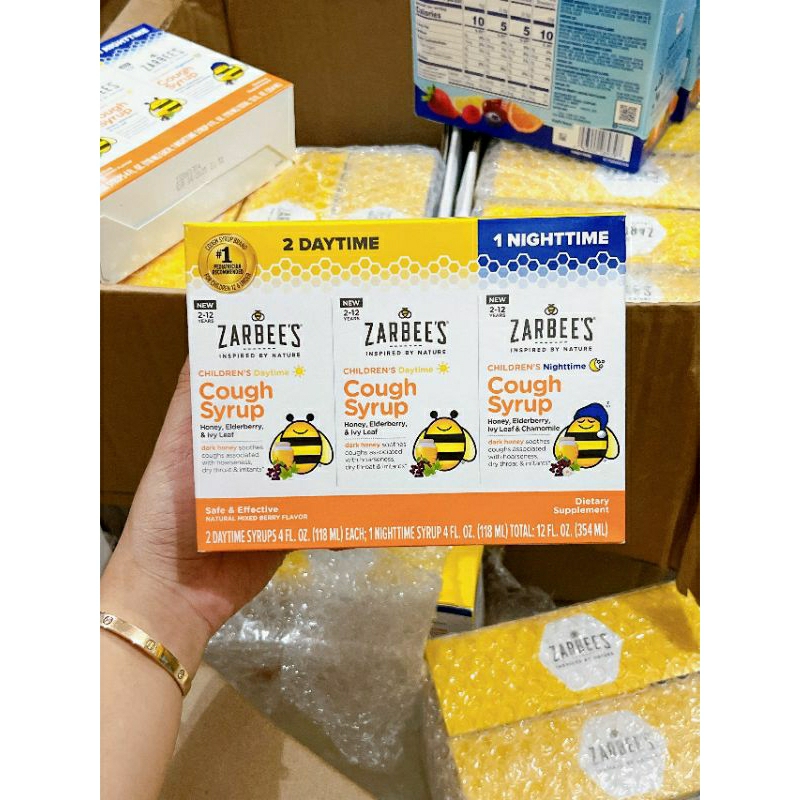 (Hàng chuẩn Auth) - date t6/26 siro ho Zarbee's (set 3 chai x 118ml)