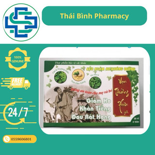 Kẹo Ngậm Ho Không Đường Vạn Thường Xuân Gold - kẹo ngậm ho không đường Hộp 20vỉ