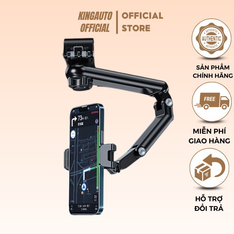 Giá đỡ điện thoại GD003 gắn tấm che nắng 360 độ cho xe hơi