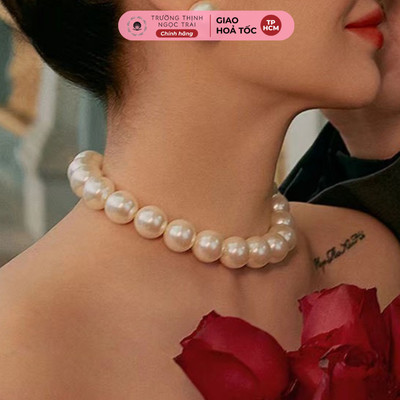Chuỗi Ngọc Trai Choker Ôm Sát Chân Cổ 11ly Sang Trọng - Ngọc Trai Trường Thịnh