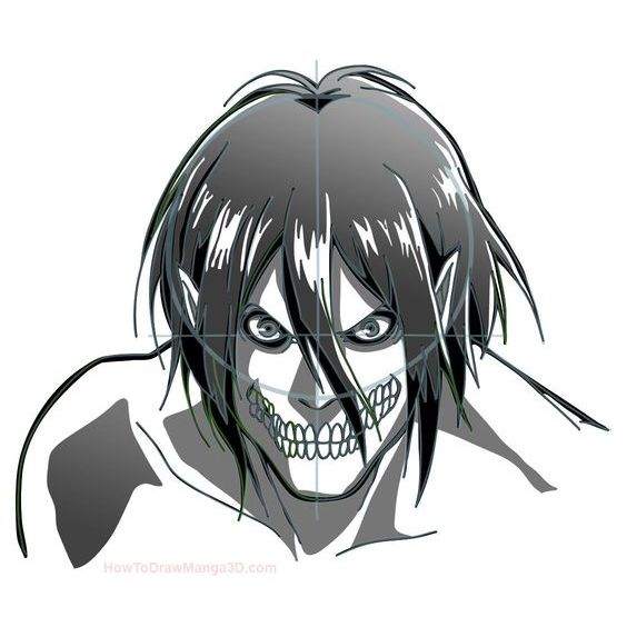 Móc khóa đầu Eren Attack on Titan