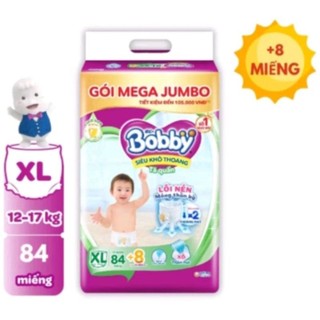 Tã/bỉm quần Bobby Mega Jumbo M112/ L96/ XL84/ XXL76/  M120/ L104/ XL92/ XL96/ XXL84/ XXL88/ XXXL22 mẫu mới