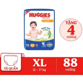 Tã quần huggies skincare mega jumbo m106/l96+8/xl84+4/xxl76+4