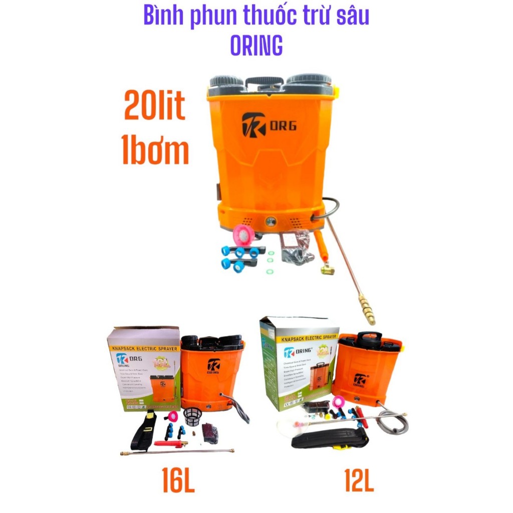 Bình phun thuốc trừ sâu bằng điện 12L, 16L,20.