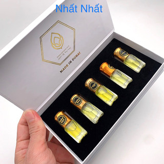 Nước hoa tinh dầu Dubai cao cấp set 5 chai