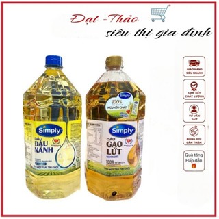 Dầu ân Simply 2 Lít ( Đậu Nành -Gạo Lứt)