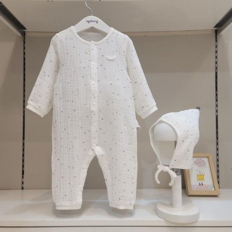 (Sz 75)- Set body + mũ vải xô Agabang