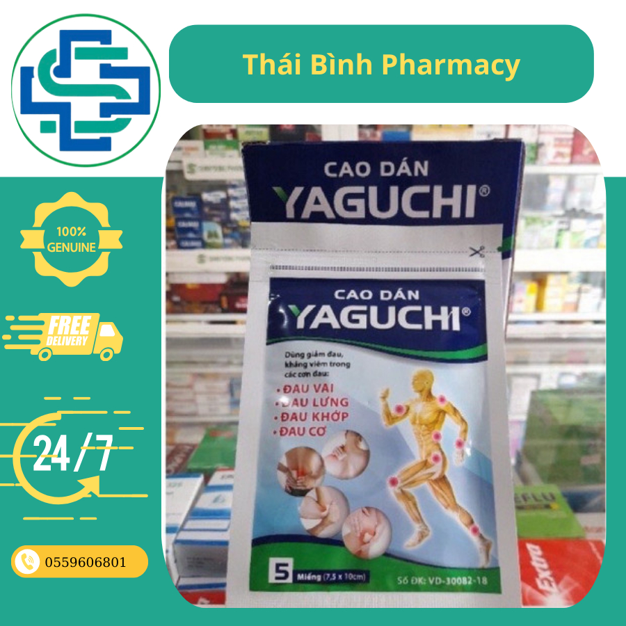 Cao Dán Thảo Dược Yaguchi - Gói 5miếng