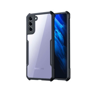 Ốp XUNDD S21/S21 Plus 5G viền dẻo chống sốc lưng PC cứng trong suốt chống ố