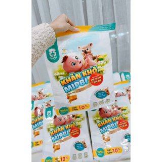 KHĂN VẢI KHÔ ĐA NĂNG CHO MẸ VÀ BÉ MIPBI 600gr - 900gr
