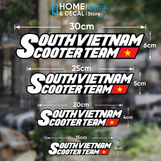 Tem Logo Decal Dán Xe Máy,Xe Điện 133,xmen,Tem Southvietnam Sticker Hàng loại 1