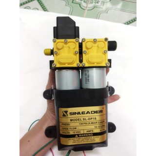 Máy bơm nước mini 12v đôi phun sương , tưới lan