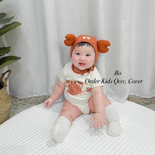 Sẵn | suit cua kèm mũ cover cho bé