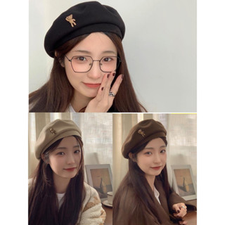 Mũ nồi họa tiết Con Gấu Dễ Thương, thời trang Vintage phong cách Hàn Quốc trẻ trung, xinh đẹp MU04