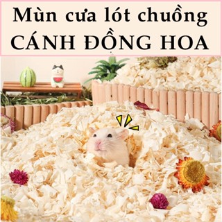 Mùn cưa lót chuồng hamster/sóc/thỏ/bọ/nhím - 99,99% không bụi mịn