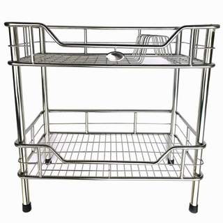 Kệ chén inox đứng 2 tầng - kệ chén đĩa inox đứng 2 tầng