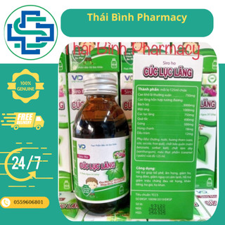 Siro cúc lục lăng - chai 100ml