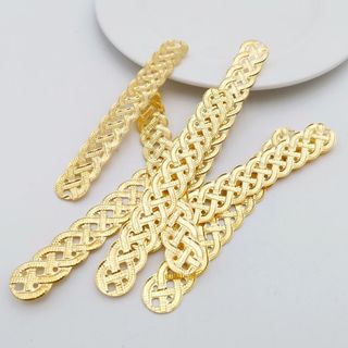 5 phiến họa tiết thanh dài 100*14mm nguyên liệu làm trâm làm trang sức cổ trang