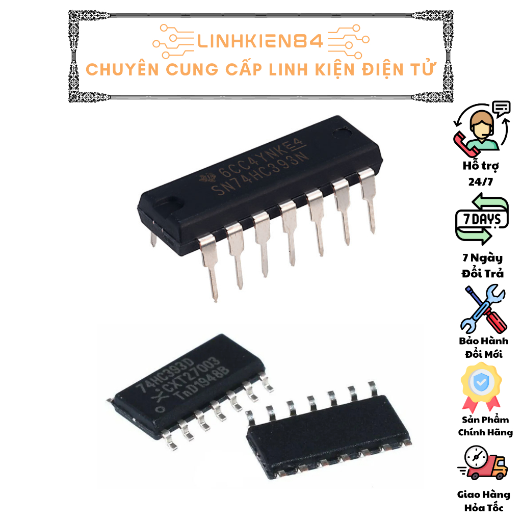 IC Đếm 74HC393