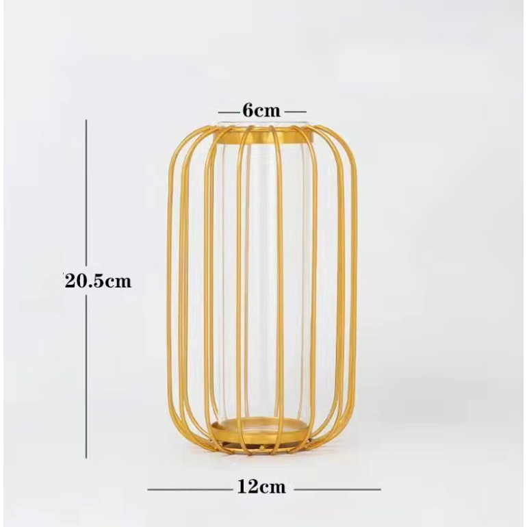 Lọ cắm hoa sọc vàng CCH11