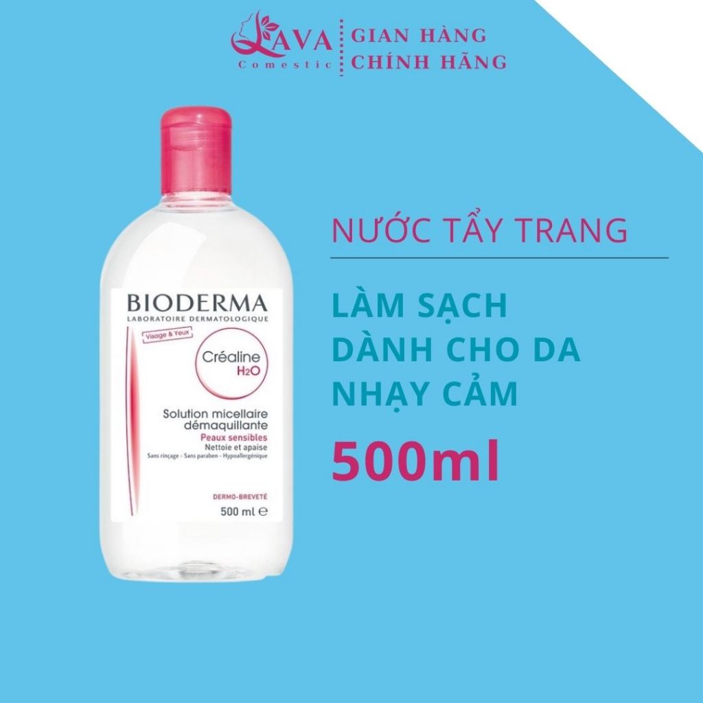 Nước Tẩy Trang Bioderma Nắp Nhấn Cho Da Dầu Mụn Sebium