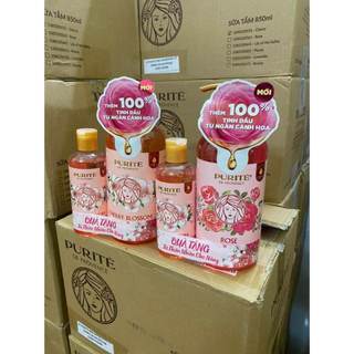 Sữa tắm mềm mịn purité 850ml tặng 250ml