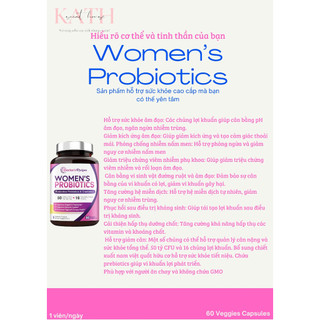 Men vi sinh phụ khoa + đường ruột 60 viên doctor recipe