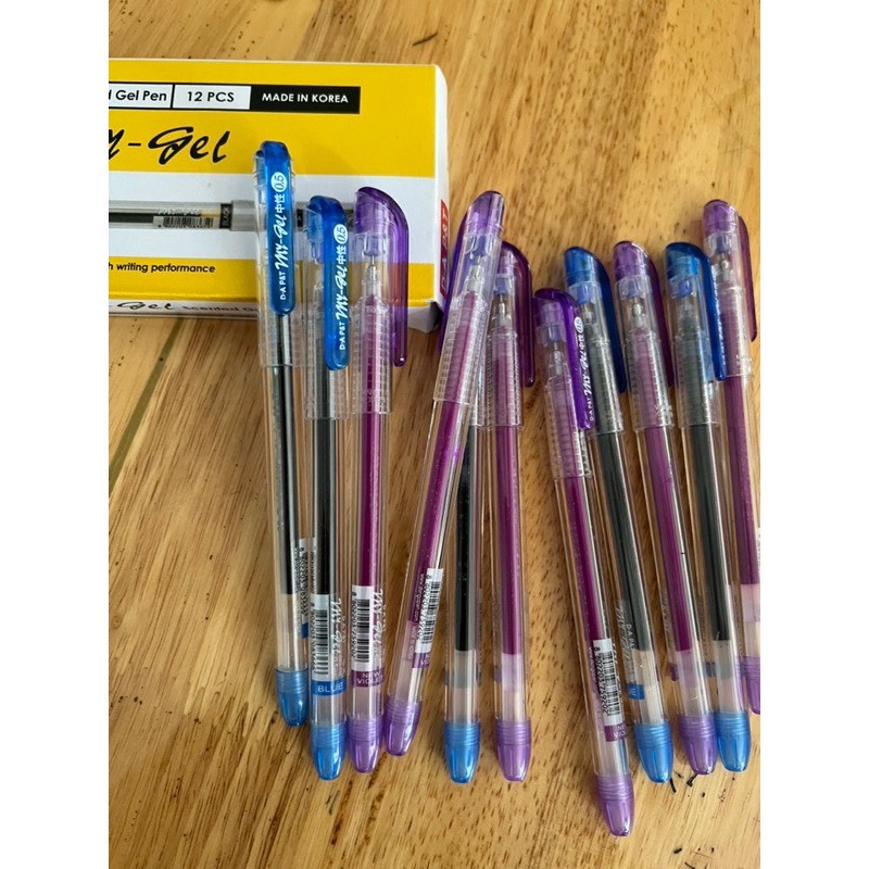 Hộp 12 Cây Bút viết My Gel - Bút Gel Dong A 0.5mm mực đẹp