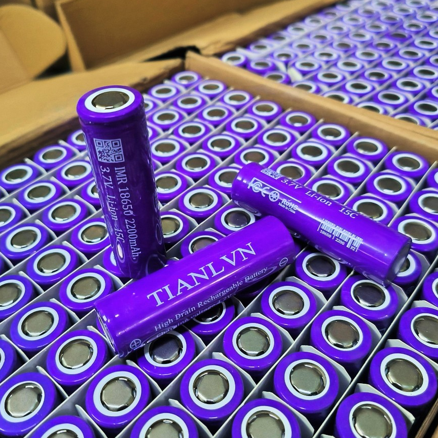 ✅ Cell Pin TIANL VN dung lượng 2200mah, xả cao 15c 30A. IMR 18650 chuyên dùng đóng pin máy khoan, sạc dự phòng.. - Limo