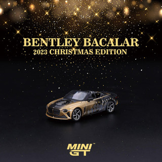  MÔ HÌNH 1:64 MINI GT - Bentley Mulliner Bacalar 2023 Christmas 