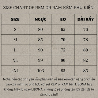 SET REM/RAM KÈM PHỤ KIỆN