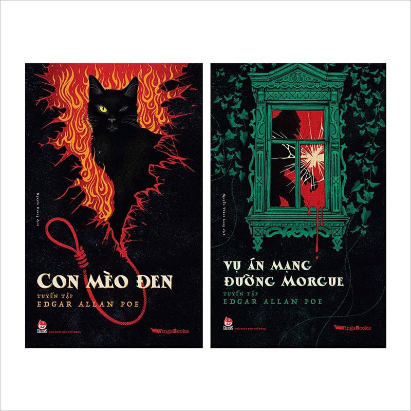 Tiểu Thuyết | Con Mèo Đen & Vụ Án Mạng Đường Morgue - Tuyển Tập Edgar Allan Poe