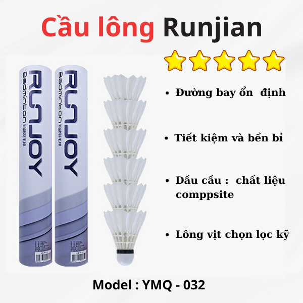 Cầu lông Runjian 12 quả mã YMQ - 032