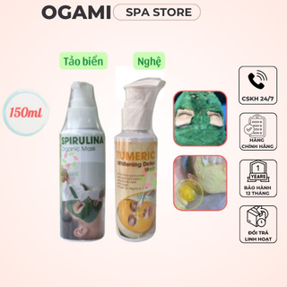 Mặt nạ sủi bọt, mặt nạ sủi nghệ thải độc da mặt nạ tảo xoắn sủi bọt dùng cá nhân spa