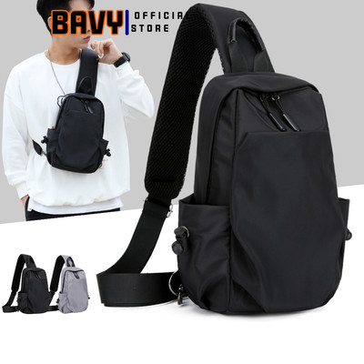 Túi đeo chéo nam Ba Vy FASHION mini đeo ngực đeo vai vải chống nước  thời trang BL03EF