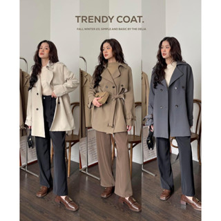 8836 ÁO MANGTO DÁNG LỬNG VẠT MỘT BÊN 6 CÚC