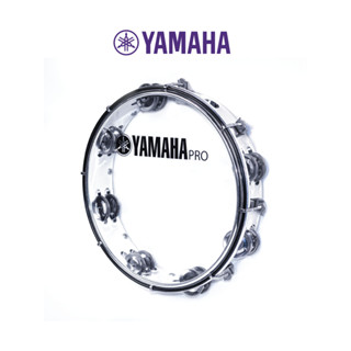 Trống lắc tay, Lục lạc gõ bo, Tunable Tambourine - Yamaha Pro YT9 - Màu Silver Crystal, New version, Size 10 inch (10")