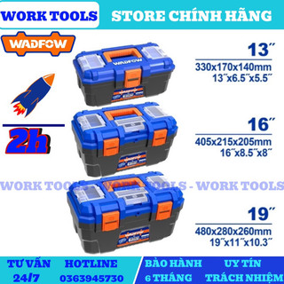 Đồ nghề wadfow hộp nhựa đựng dụng cụ 13",16",19" wtb1313 / wtb1316 / wtb1319
