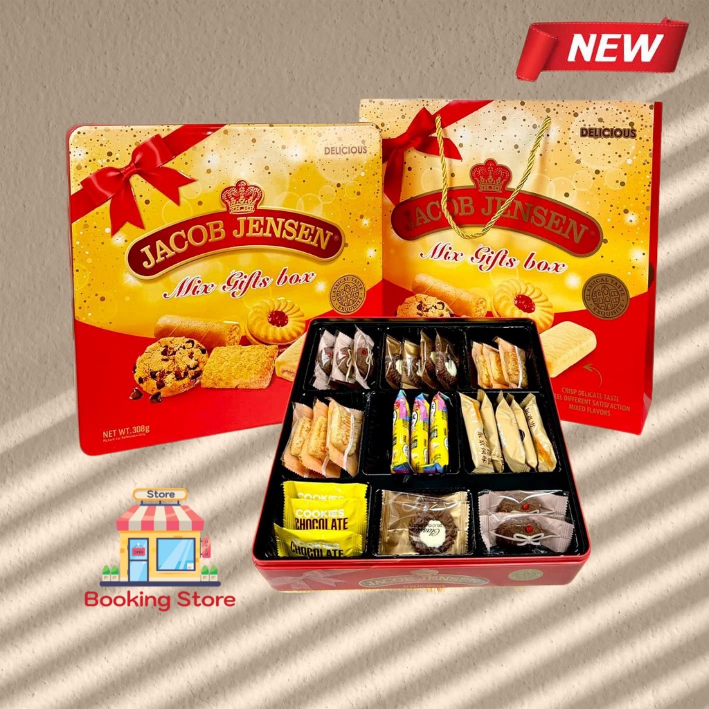 Bánh Quy JACOB JENSEN thơm ngon, đẳng cấp làm quà biếu tặng