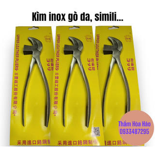 Kìm kẹp ERMO dạng mỏ vịt có búa hỗ trợ sửa chữa làm đồ da thủ công tiện lợi - Kềm gò Inox không gỉ chuyên dùng làm đồ da