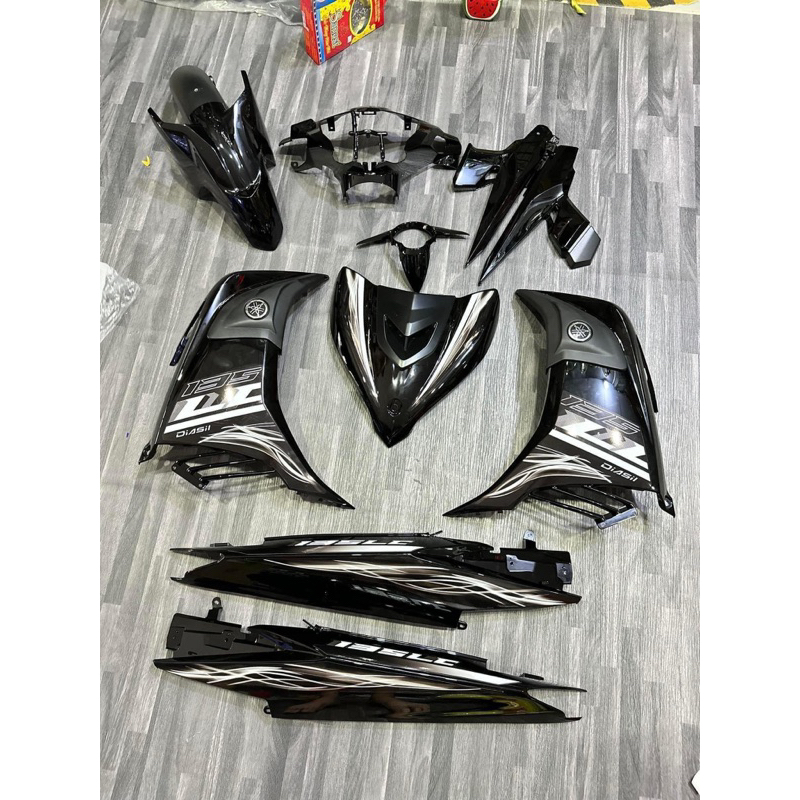 Dàn áo Exciter 135 full đen tem Lc135