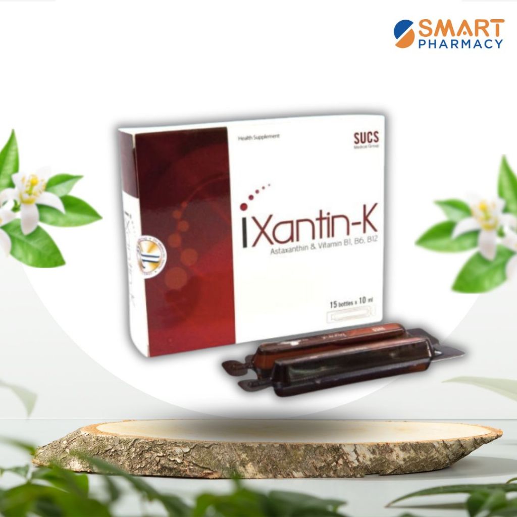 Siro bổ mắt IXANTIN-K (ASTAXANTHIN &amp; VITAMIN B1, B6, B12)