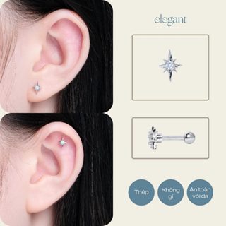  Khuyên tai đá CRYSTAL ICON Elegant  Giá 1 chiếc  