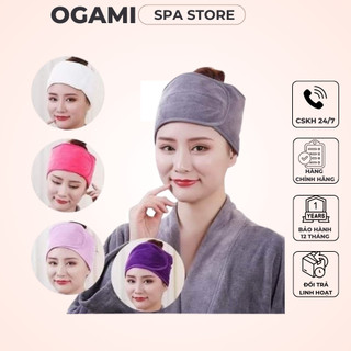 Băng đô quấn tóc spa, băng đô quấn đầu 10cm, đủ các màu xinh xinh
