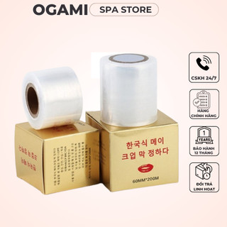 Cuộn nilong hàn quốc dễ bám, màng nilong ủ tê lông mày, môi, mí