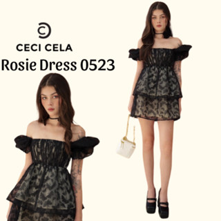 Ceci Cela - Đầm Bẹt Vai Nơ Cột Lẻ Dáng Ngắn Rosie